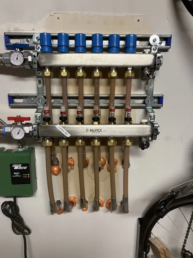 Plumber performing Gas Leak Detection at a residential property in Carpinteria